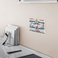 thumbnail image 5 of Yayeee Toggle Light Switch Wall Plate 3-Gang 6.37"x4.48" Decorative Outlet Cover, White Hand Drawn Sailboats, 5 of 7
