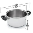 thumbnail image 3 of Maxam KTSPDO55 12 Element Surgical Stainless Steel Stockpot with Vented Lid, 3 of 5