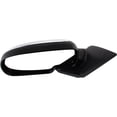 thumbnail image 4 of For GMC Yukon 2000 2001 2002 Door Mirror Driver Side | Non-Heated | Manual | Black Cover | Chrome | Replacement For 25876714-PFM | GM1320208, 4 of 5