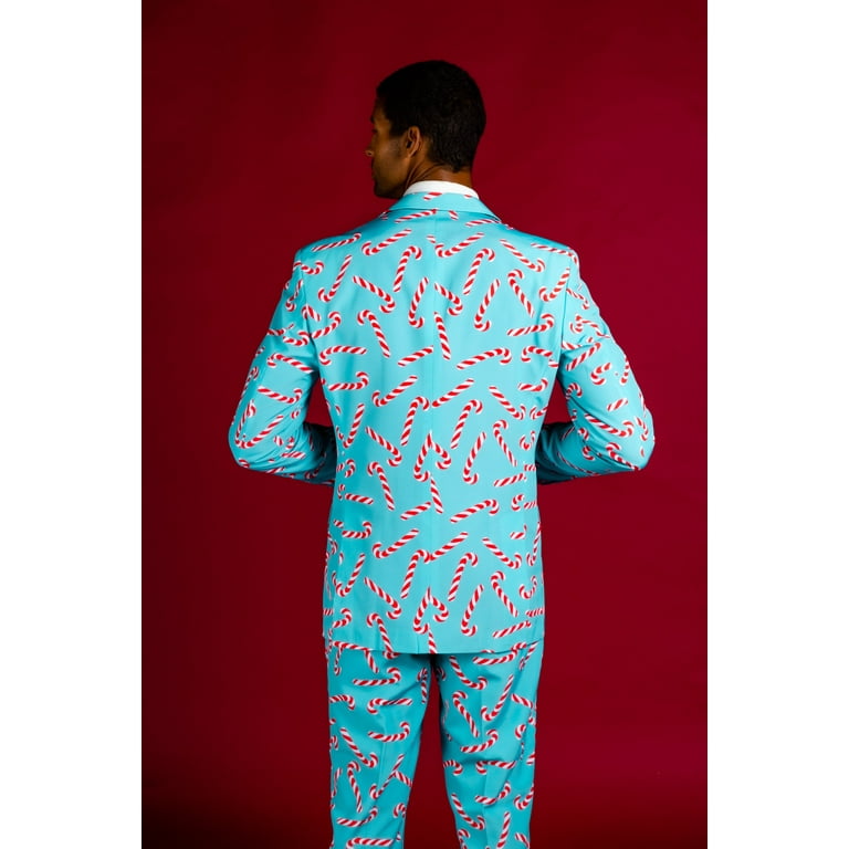 The Peppermint Pimp Canes Shinesty Candy Cane Print Christmas Suit US Jacket 44 Walmart