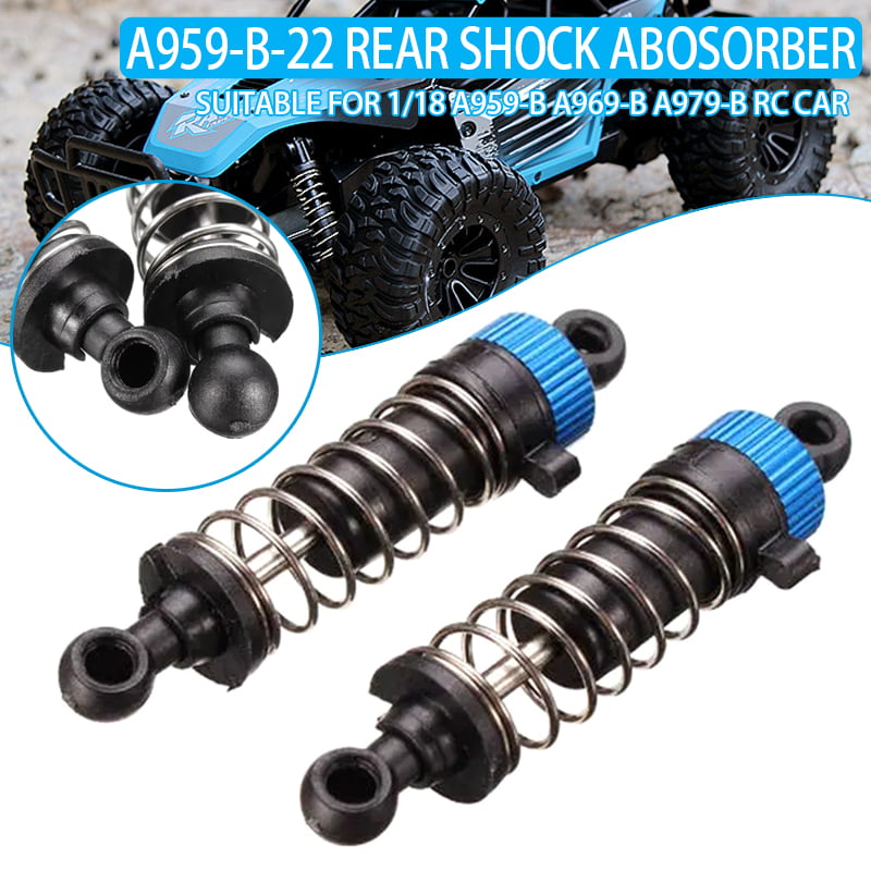 2pcs Rear Shock Absorber A959-B-22 For Wltoys 1/18 RC Car Spare Parts Accessory 