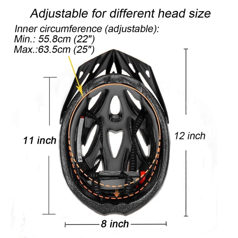 Upanbike Adult Men Bike Helmet with Removable Chin Pad photo 6
