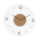 thumbnail image 4 of Reloj de pared de madera acrílica, reloj decorativo de 12 pulgadas para decoración del hogar, movimiento silencioso. Redondo, 4 of 9