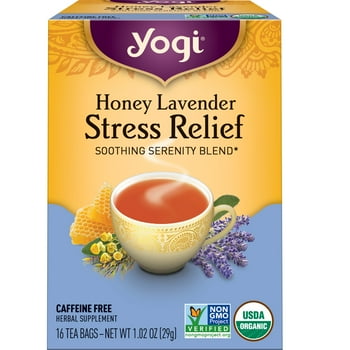 Yogi Tea Honey Lavender Stress ,  al Tea,  Tea Bags, 16 Count