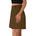 thumbnail image 6 of PRETTYGARDEN Shorts for Women Dressy Summer Elastic High Waisted Wide Leg Business Casual Work Shorts with Pockets, 6 of 7