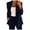 L-Dark Blue, variant on Kcodviy Women 2 Piece Outfits Trousers Suits for Women Casual Long Sleeve Top Party Outfit Loose Wide Leg Pants Dressy Pant Suits for A Wedding Trousers Two Piece Set Suit