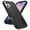 Black+Black, variant on ELEHOLD for iPhone 17 Rugged Protective Case Multi Layer Shockproof Hidden Kickstand Hybrid Silicone Hard PC Cover for iPhone 17,Orange
