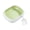 Green, variant on Yiran Semi Enclosed Splash Proof Oval Cat Litter Box, Pink
