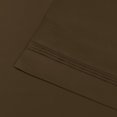 thumbnail image 3 of 1500-Thread Count 100% Egyptian Cotton Solid Pillowcases, 2-Piece Pillowcase Set by Blue Nile Mills- King, Mocha, 3 of 6