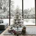 thumbnail image 6 of Vickerman 6.5' x 57" Flocked Hudson Fraser Fir Artificial Christmas Tree, LED Warm White Lights, 6 of 6