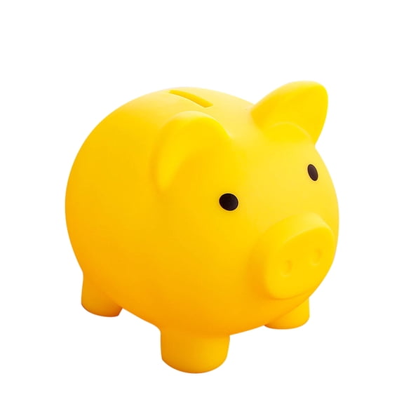BJBSJSZ 1 Pack Plastic Cute Pig Money Bank,Unbreakable Piggy Saving Money Box Coin Bank for Boys Girls Kids Adults Home Decoration