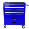 thumbnail image 4 of Aukfa Tool Chest, 24.5 in Steel Rolling Tool Box & Cabinet On Wheels for Garage, 4-Drawer, Blue, 4 of 12