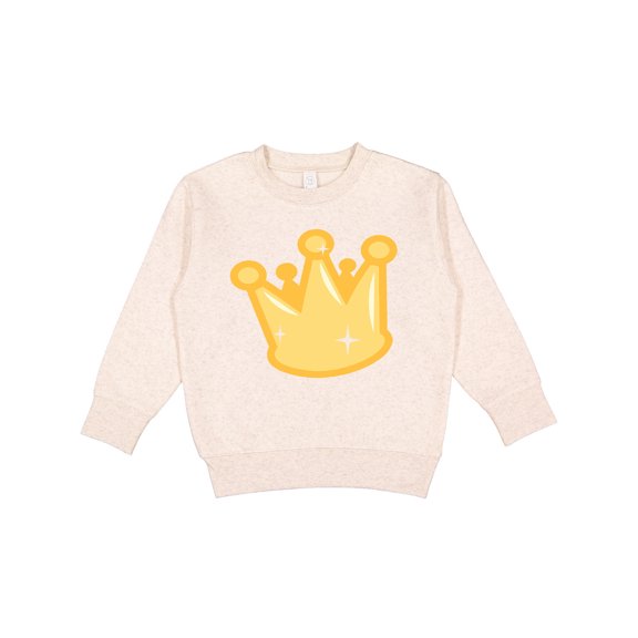 Inktastic Gold Crown Toddler Sweatshirt