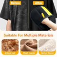 thumbnail image 4 of Goalintent Pet Hair Remover, Rhino Ben Pet Hair Remover, Reusable Electrostatic Gloves Pet Hair, Pet Double-Sided Grooming Glove for Couch, Furniture, Carpet, Car Seat (5PC), 4 of 7