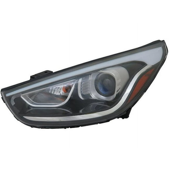Left Headlight Assembly - Compatible with 2014 - 2015 Hyundai Tucson Sport Utility