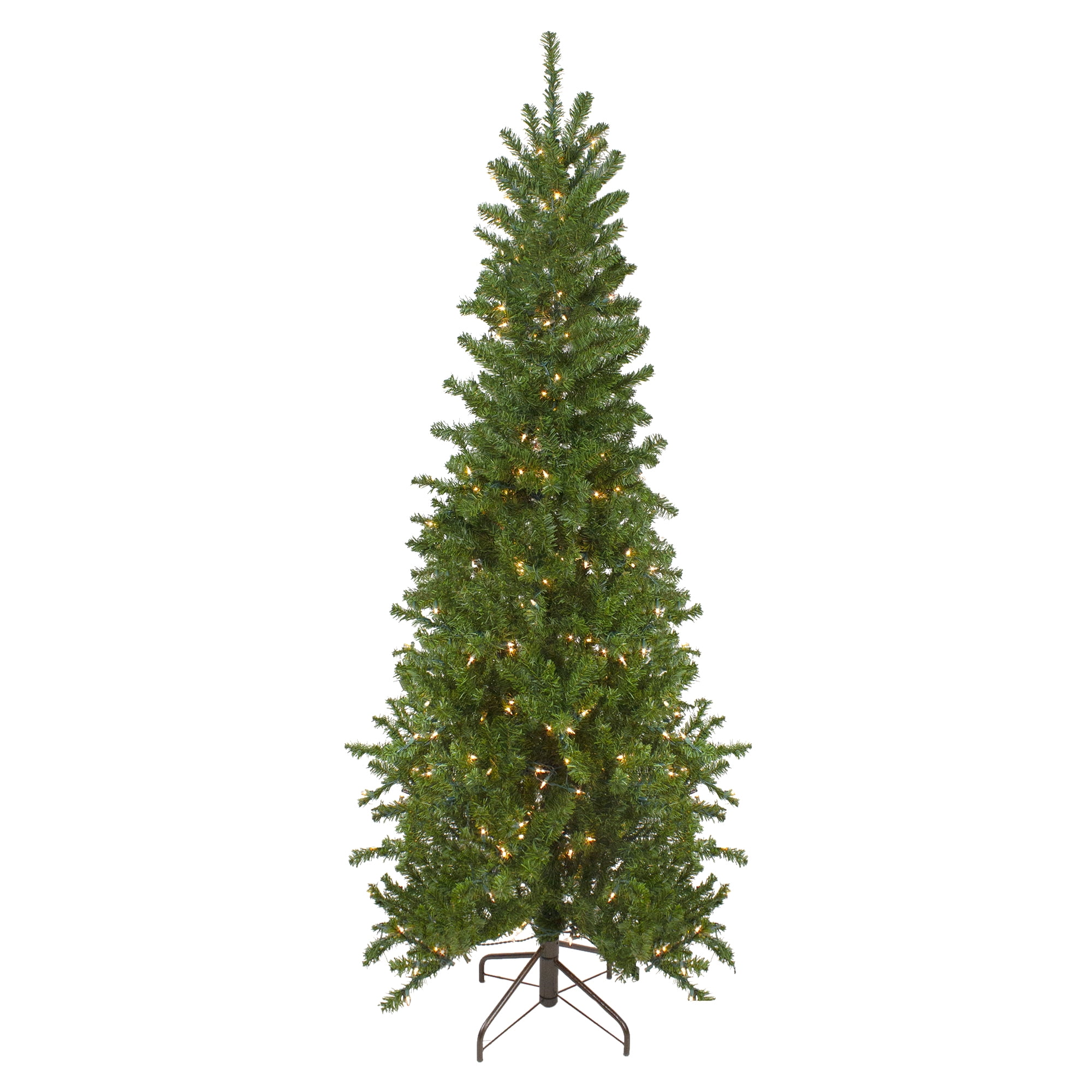Northlight 7.5' Prelit Artificial Christmas Tree Canadian Pine Pencil
