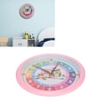 thumbnail image 4 of Reloj colgante para niños pared de plástico dibujos animados cuarzo colorido ANGGREK Otros, 4 of 8