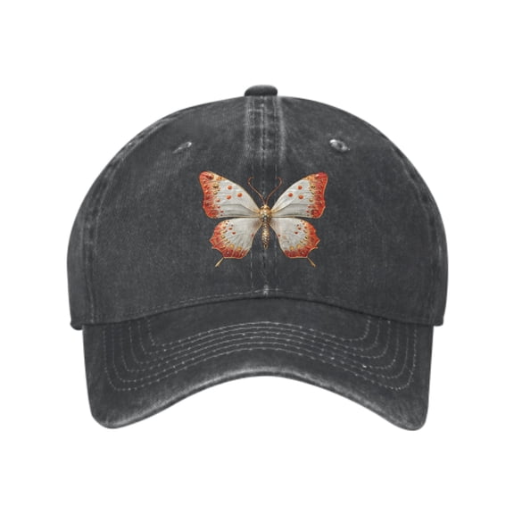 Gold Butterfly Baseball Caps for Men Women Adjustable Casual Trucker Hats for Fishing Outdoor Activities Fashion Hats