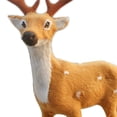 thumbnail image 2 of 15/20/25/30cm Elk de Navidad ciervo de simulación de felpa 2022 decoración de Año Nuevo hogar adornos de regalo de Navidad Noel Navidad Kits de decoración para fiestas Marrón 20 centímetros Yuarrent JJ16210-02, 2 of 6