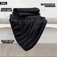thumbnail image 2 of Juego de sábanas Utopia Bedding de microfibra totalmente cepillada, color negro, 2 of 6