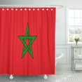 thumbnail image 1 of ABPHQTO Rojo Marroquí de Marruecos Bandera Maroc Star Moroco Cortina de ducha marroquí 152x180 cm ABPHQTO PKNMT60x72Shower-5424, 1 of 2