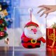 thumbnail image 5 of Christmas Tree Ornaments Santa Claus Doll Merry Xmas Toy Decoration Home Dcor, 5 of 5