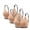 3Pack Beige, variant on Women's Underwire Bra 3Pack Full Coverage Wireless Bras for Women Supportive Push Up Bralettes, Watermelon Red M