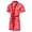 1Pack:Red, variant on TANBOM Men's Floral Lace Short Sleeve Open Front Belted Kimono Sleepwear Robe, Blue, 1-Pack, M