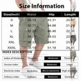 thumbnail image 2 of Homeyce Capri Long Twill Cargo Shorts for Men Below Knee Elastic Waist Shorts Multi-Pocket Big and Tall Cargo Shorts Hiking Work Relaxed Fit Lightweight Long Shorts,Green 3XL, 2 of 4