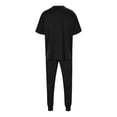 thumbnail image 4 of JHLZHS Outfits for Men Set Men's 2 Piece Outfits Hipster Patchwork Tee Shirt and Long Set Sports Tracksuits Rave Outfits for Men Shorts Outfits for Men 2 Piece Sets Summer, 4 of 9