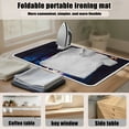 thumbnail image 6 of ZIATUBLES Ironing Mat Pad Foldable Ironing Blanket, Portable Ironing Board Alternative Cover for Travel Easy to Store, Halloween Deocr with Ghost Pumpkin Haunted House Print, 31.5" x 19.6", 6 of 7