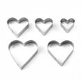 thumbnail image 3 of Shenmeida Heart Cookie Cutter Set - 10 Pieces- Heart Shaped Cookie Cutters, Stainless Steel Biscuit Pastry Cutters, 3 of 7