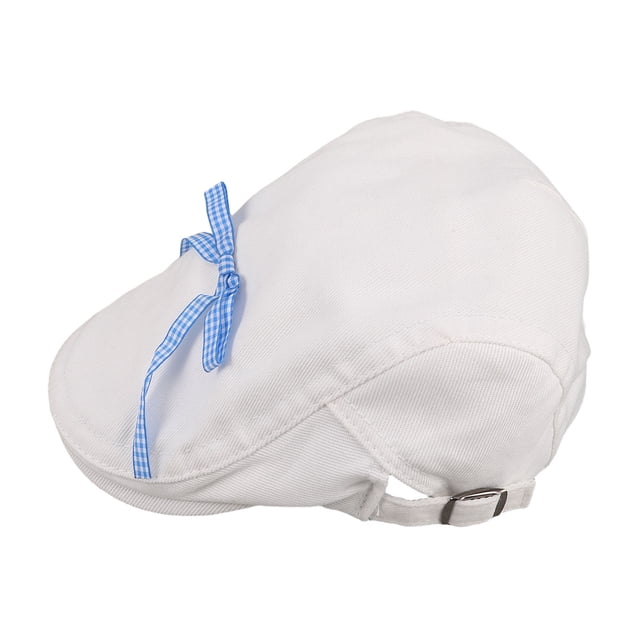 OULII Spring Beret Hat Women Beret White Cotton 1Pack Versatile Outfit Matching Retro Hat For Winter Wear