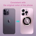 thumbnail image 2 of clleylise for iPhone 14  Pro Max Phone Case Magnetic AG Glass Frosted Case with Camera Lens Protector for iPhone 14 Pro Max Compatible with Magsafe Slim Full Body Protective Cover for Women Men 6.7'', 2 of 6