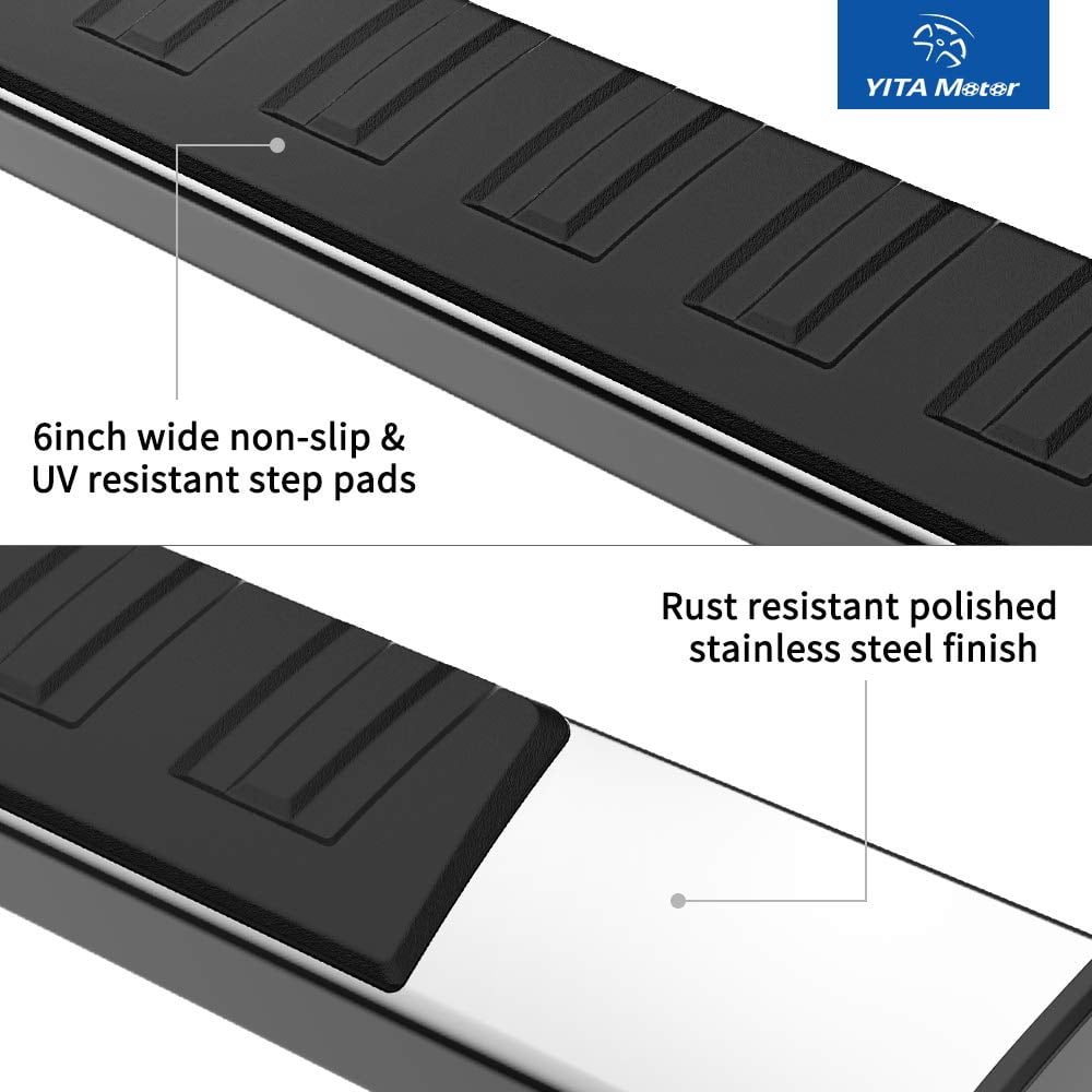 RVNI Running Board for 2019-2023 2024 2025 RAM 1500 Quad Cab New Body Style 6" Side Step Nerf Bar