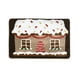 thumbnail image 2 of Tapete de Bienvenida Navideño | Diseños de Hombre de Jengibre y Muñeco de Nieve | Alfombra Navideña para Entrada | Decoración para Interiores y Exteriores - Café - 40 X 60 Cm | 240 G - 1 Unidad, 2 of 6