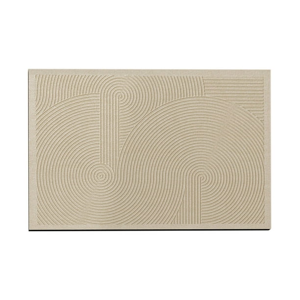 Alfombrillas de Ducha para Baño Lujoso Estilo Cremoso Diatomita Barro Alfombra de Baño --Secado Agua Absorbente Antideslizante Desgaste-Durabilidad Alfombra de Piso para Ducha Inodoros Inodoros para B