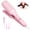 Pink, variant on 32MM Hair Curler Curling Tool Spiral Curls Lasting Styling Fast Heating Deep Wave Deep V-shaped Electric Curling Iron 4 Temperature Adjustable Iron Styler Wand for All Hair Style