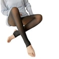 thumbnail image 1 of Qarigey Medias de mujer, pantalones térmicos ligeros transpirables, mallas cálidas de invierno, pantimedias, calcetín, medias de terciopelo, medias de Medias Negro/sin pie, sin felpa 230g Qarigey AP013336-29, 1 of 6