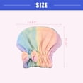 thumbnail image 3 of Vocoste Hair Drying Towel Dry Cap Quick Drying Lightweight for Drying Hair Microfiber Assorted Color, 3 of 6