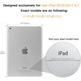 thumbnail image 3 of REJODA-Case Fit 2018/2017 iPad 9.7 6th/5th Generation - [Heavy Duty] Shockproof Full Body Rugged Hybrid Cover with Built-in Screen Protector for Apple iPad 9.7 Inch 2018/2017, Black, 3 of 4