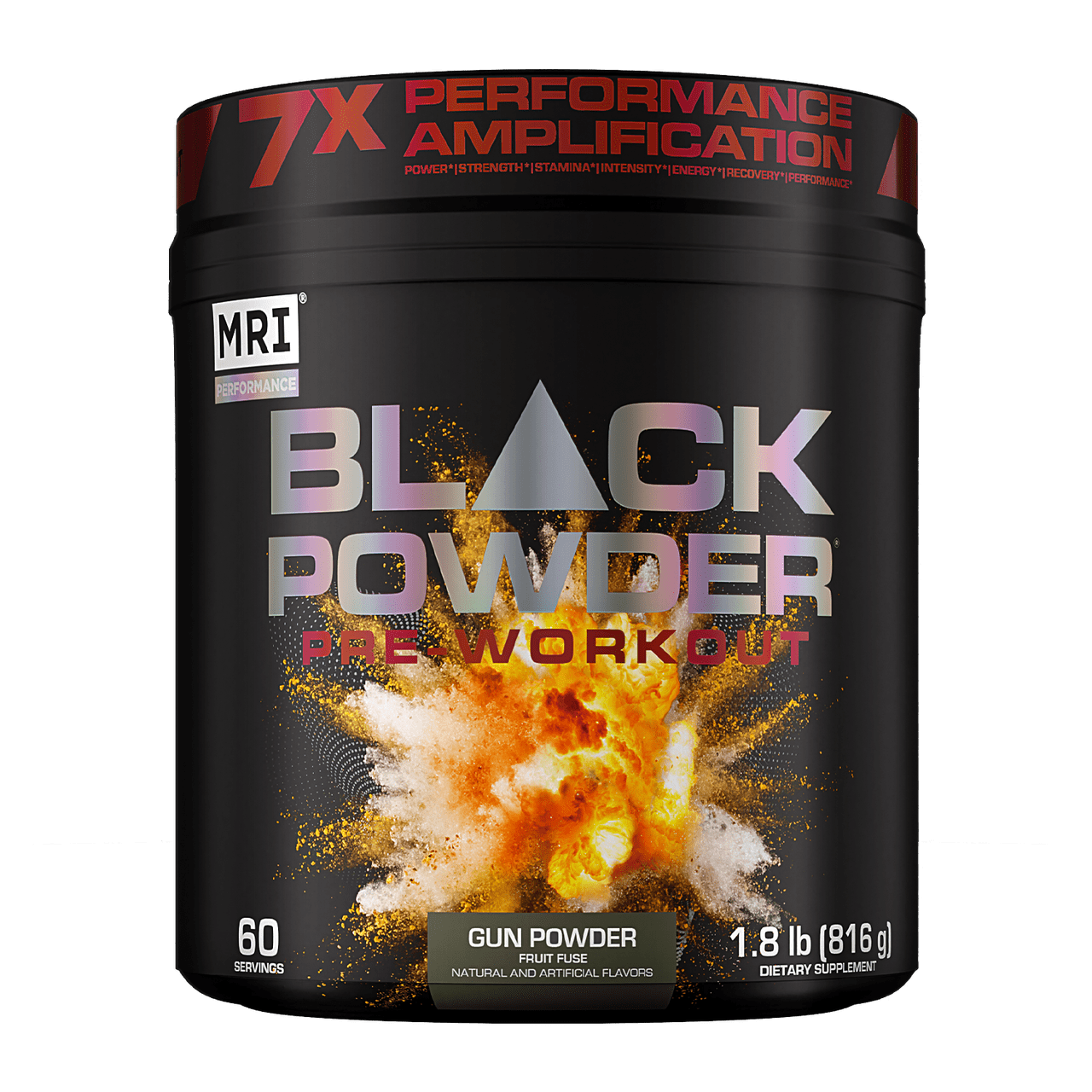 MRI Black Powder PreWorkout Fruit Fuse