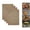 Brown, variant on 4-Pack Rectangle BBQ Grill Mesh Baking Mats for Oven, Grill & Camping, Non-Stick Fiberglass Cooking Grids