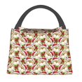 thumbnail image 1 of Easygdp Christmas Hat bear Bolsa de Almuerzo Insulada Reutilizable, Bolsa de Mano y Bandolera para Oficina, Trabajo, Viajes, 1 of 6