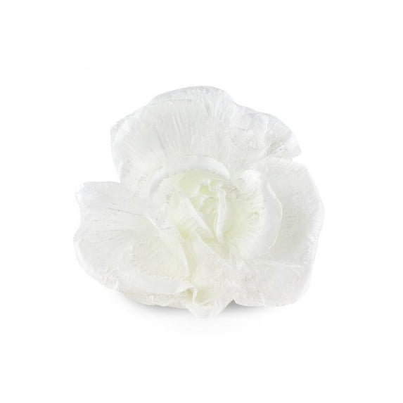 1 Pc, Oversize Rose Flower Decor - Ivory For Wedding Or Event