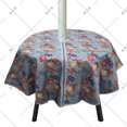 thumbnail image 3 of Terrace Courtyard Outdoor Dining Tablecloth Rain-proof Oil-proof with Umbrella Holes Zipper Tablecloth Christmas Tablecloth Simple, 3 of 7