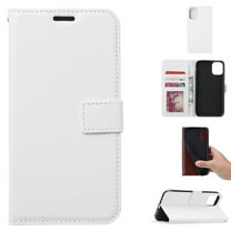 Galaxy Note 20 Ultra Case, Allytech PU Leather TPU Inner Cover Kickstand Shockproof Anti-scratch Cards Slots Cash Pocket Magnetic Book Style Wallet Case for Samsung Galaxy Note 20 Ultra, White