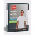 thumbnail image 5 of Undershirt 4-Pack T-Shirt Hanes Ultimate Men's X-Temp Mesh Crewneck Assorted Tee, 5 of 6