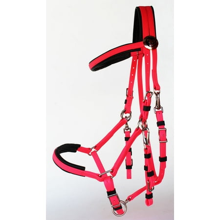 Pony Dressage Bridle - Horse English Dressage Biothane Bridle Halter Reins Set 40HS54