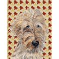 thumbnail image 1 of Goldendoodle Fall Leaves Flag Garden Size, 1 of 1